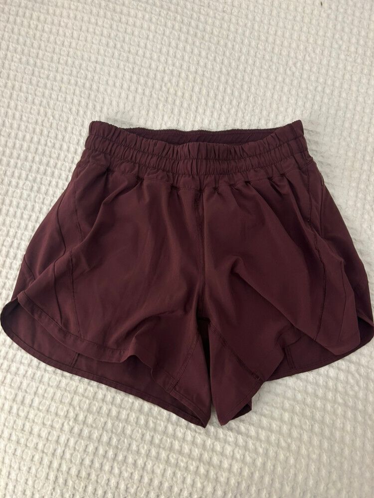 Lululemon Burgundy Shorts