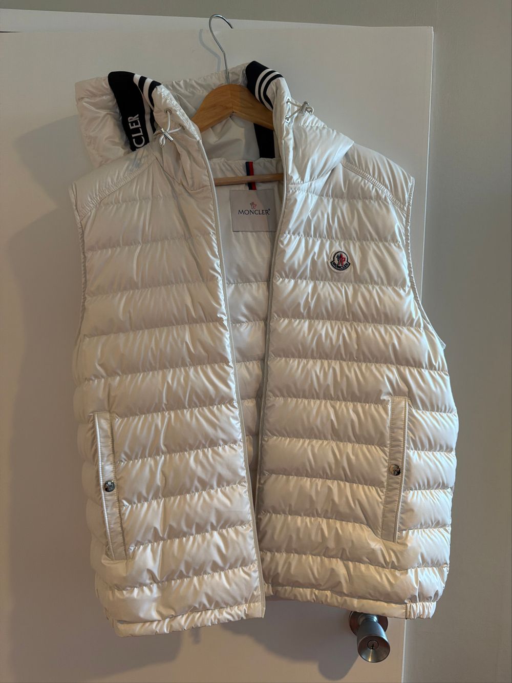 Moncler White Gilet