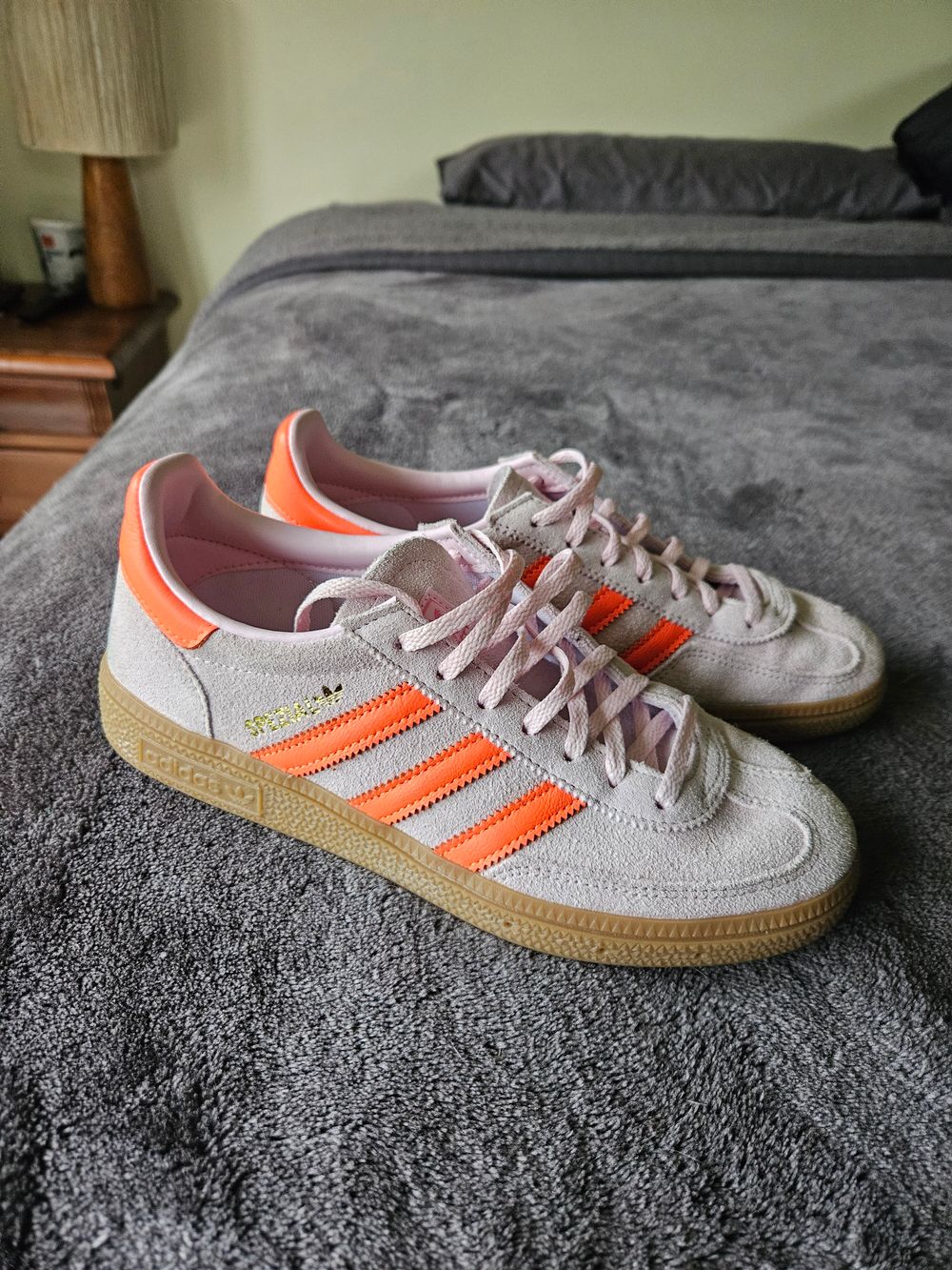 Adidas Spezial Grey Orange Sneakers