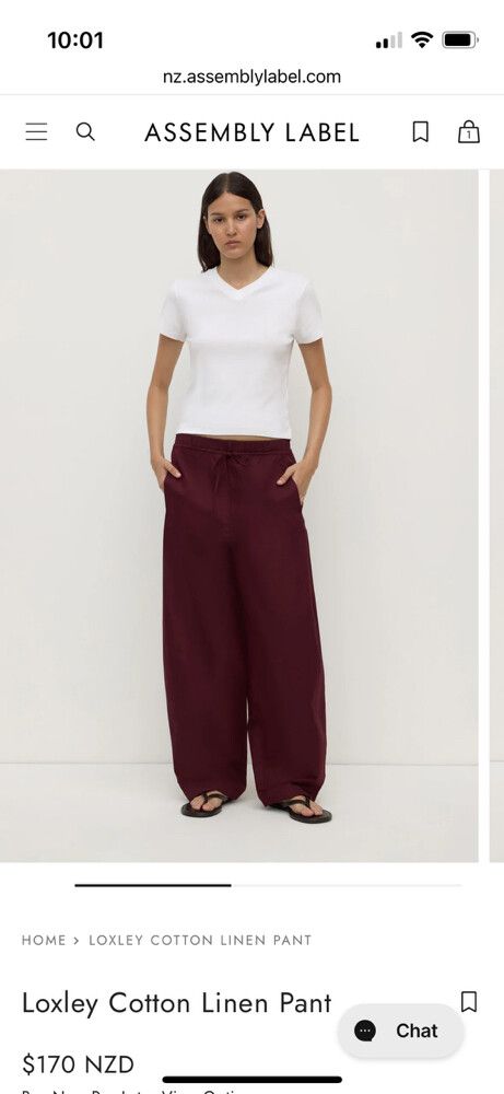 Assembly Label Loxley Pant