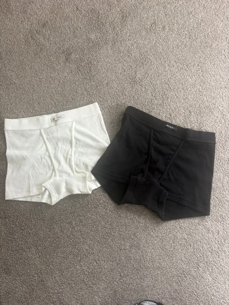 Dear Dylan White & Black Boy Shorts