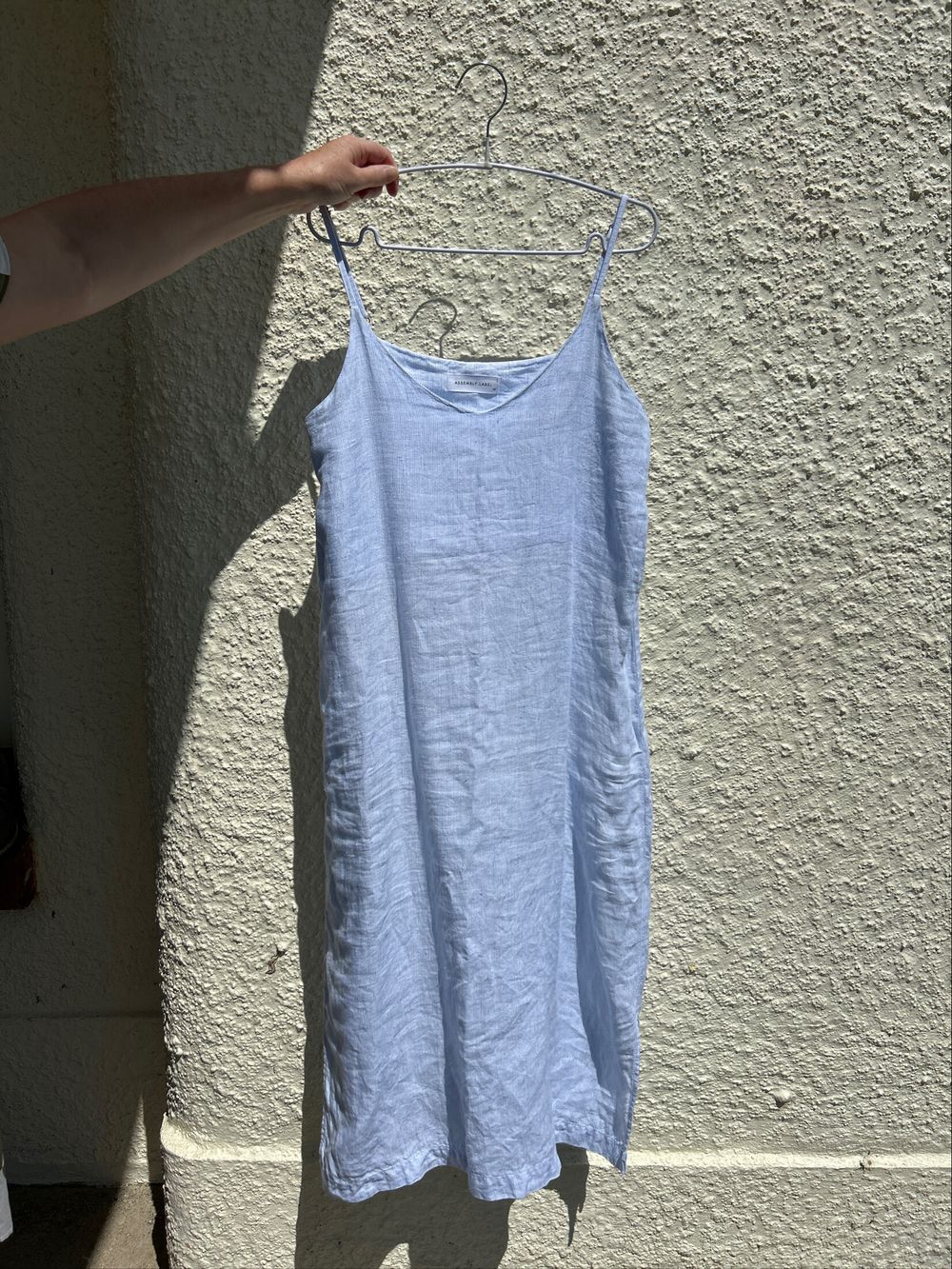 can you wear blue dress pants with black shoes Stripe Ruffle Maxi Dress main image 0