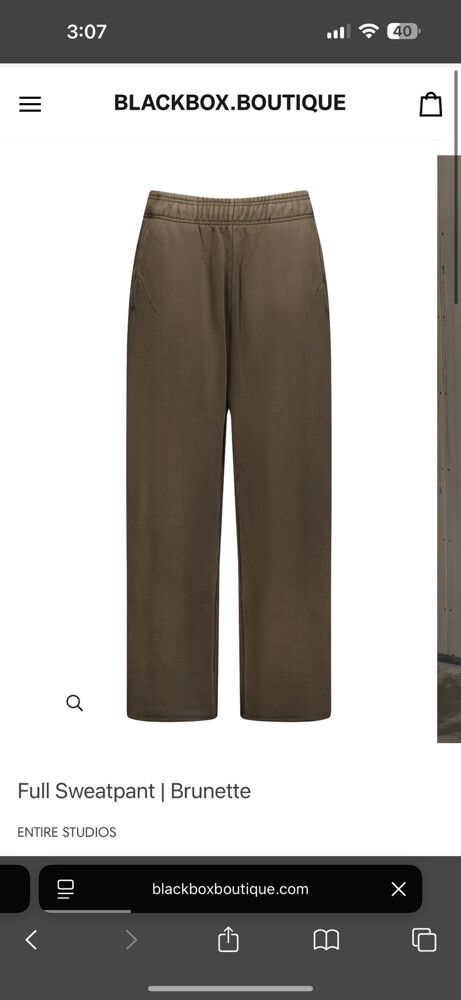 Entire Track Pants Brown