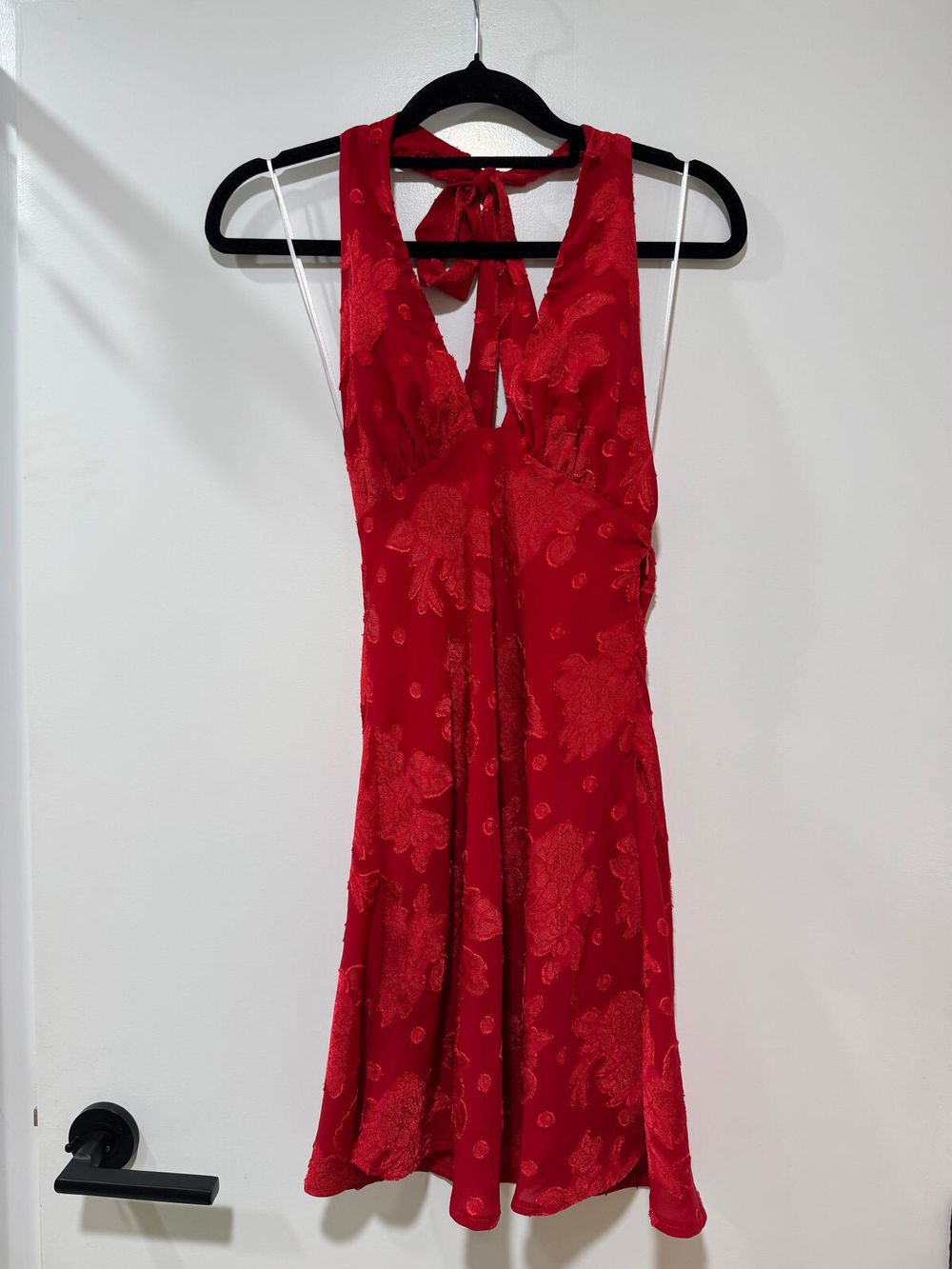 morning mist red dress morning mist off the shoulder dress ,