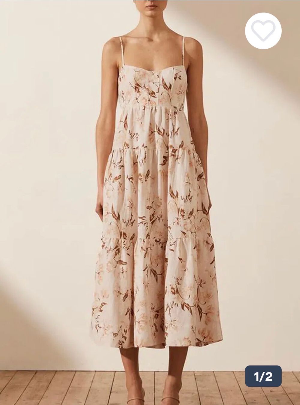 Shona Joy Roxane Midi Tiered Dress