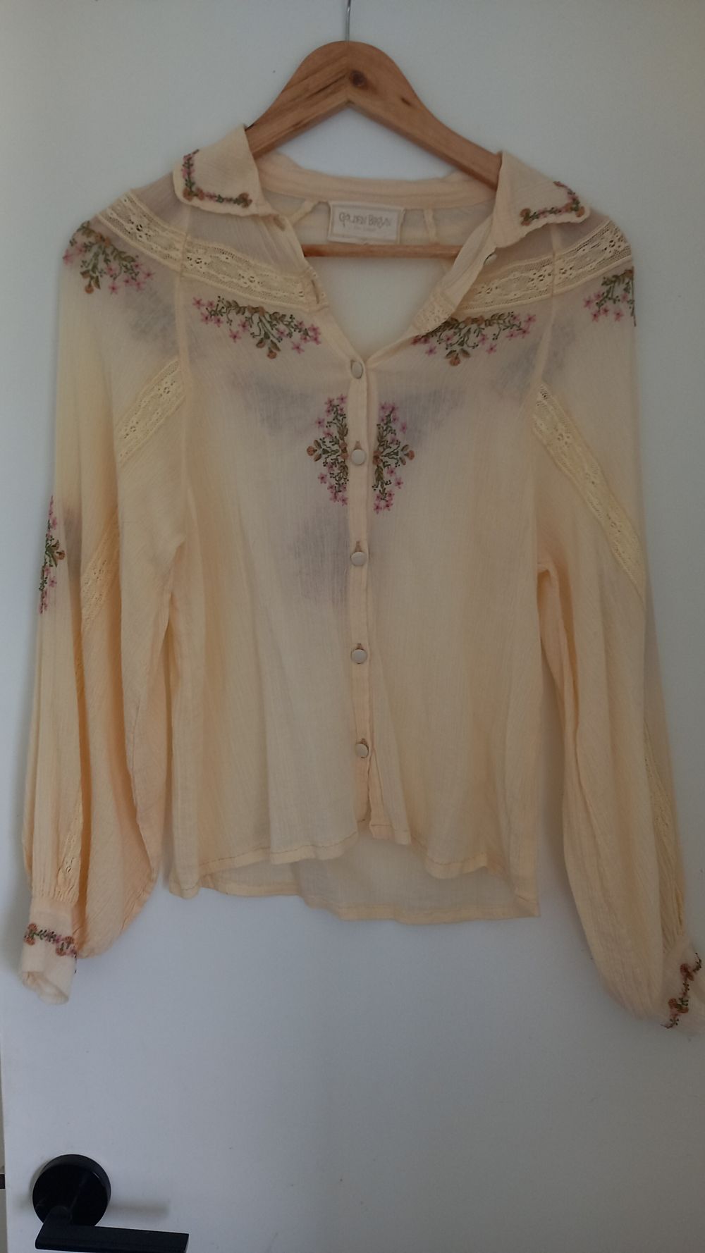 Golden Brown the Label Blouse