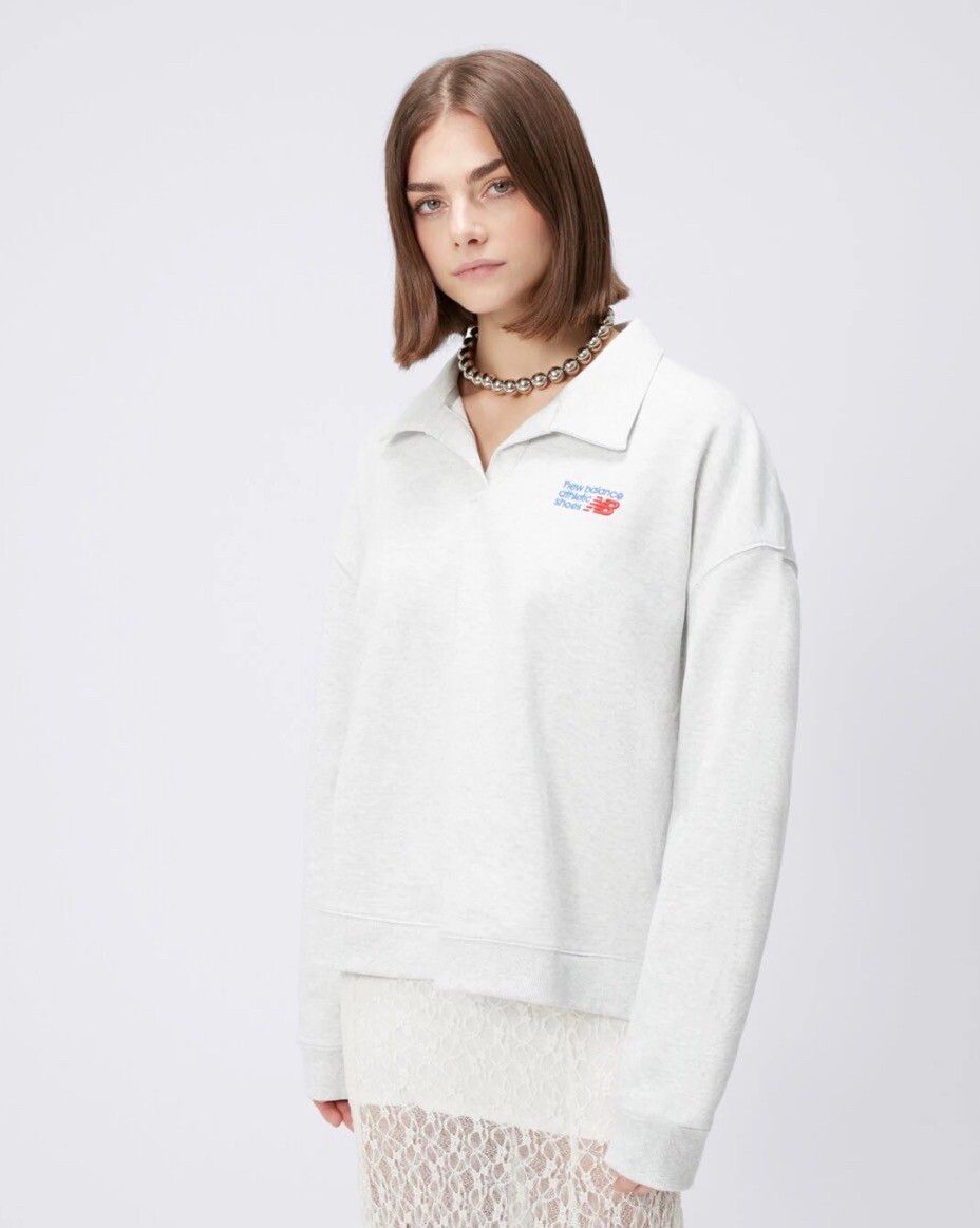 New Balance French Terry Polo Sweatshirt
