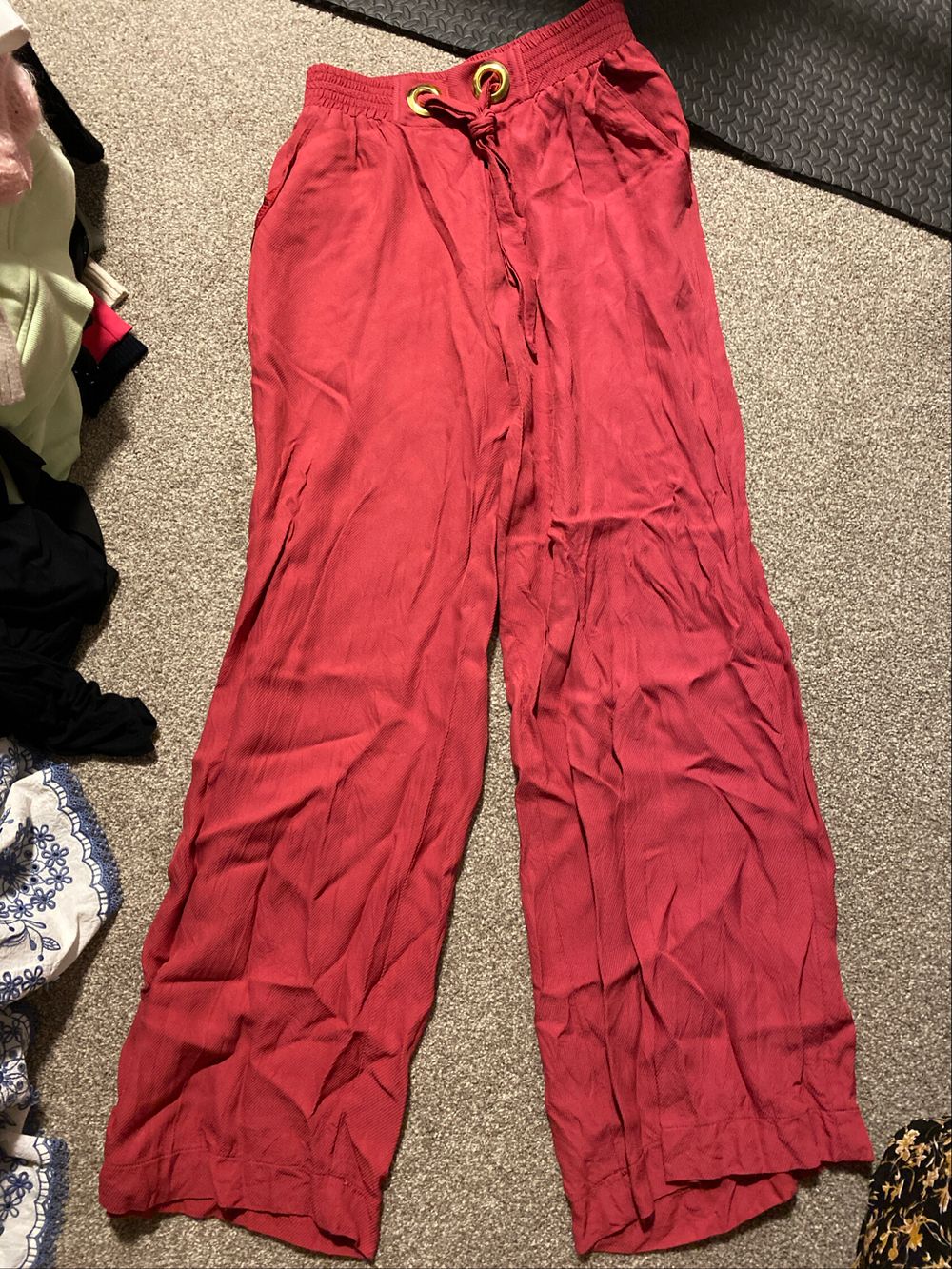 Kate Sylvester raspberry Pants Size S