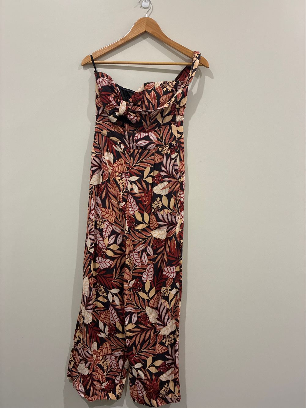 WARDROBE CLEAR OUT - Tropical Print Jumpsuit