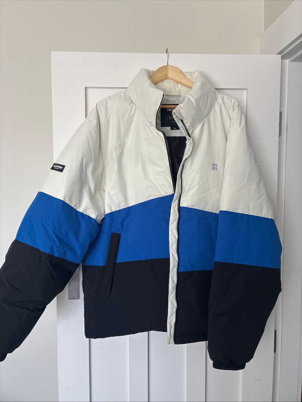 Huffer Colour Block Puffer Jacket