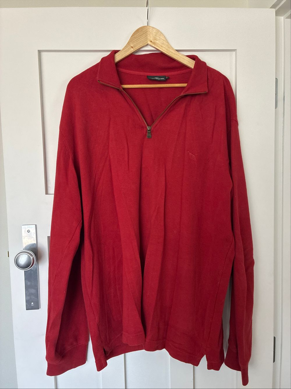 Rodd & Gunn Red 1/4 Zip Jumper