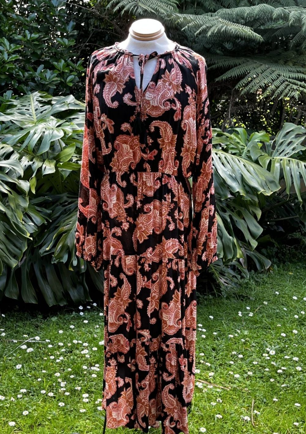 WHISTLE boho paisley print dress