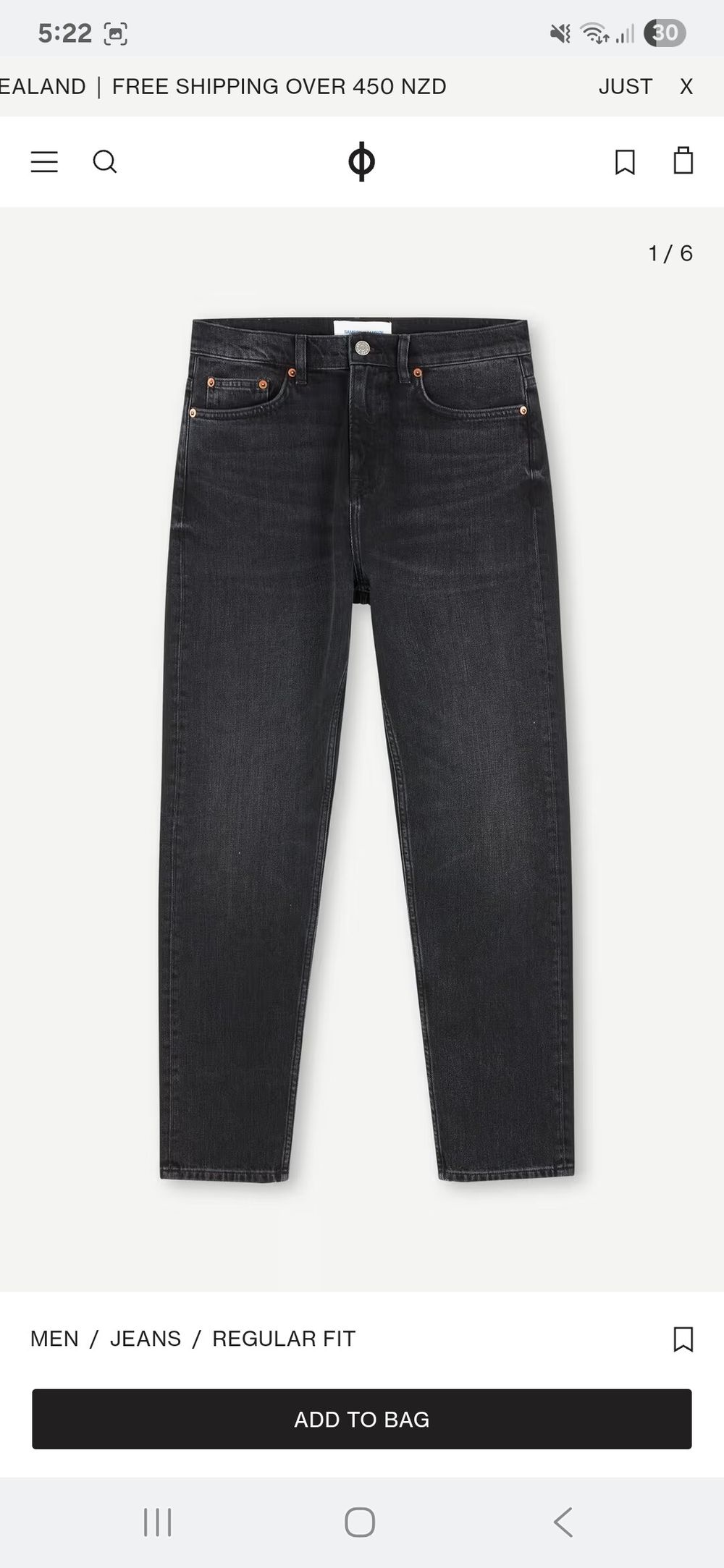 Samsoe Samsoe Black Jeans