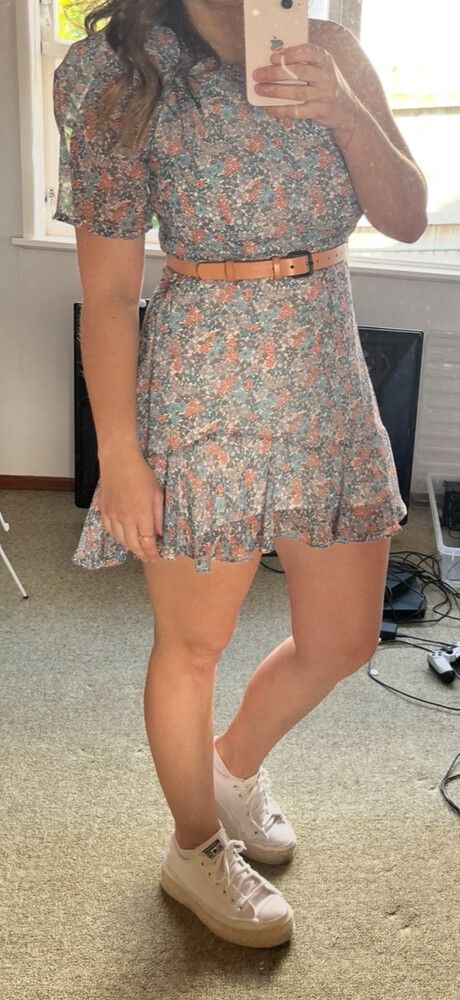 Pia One Shoulder Floral Dress