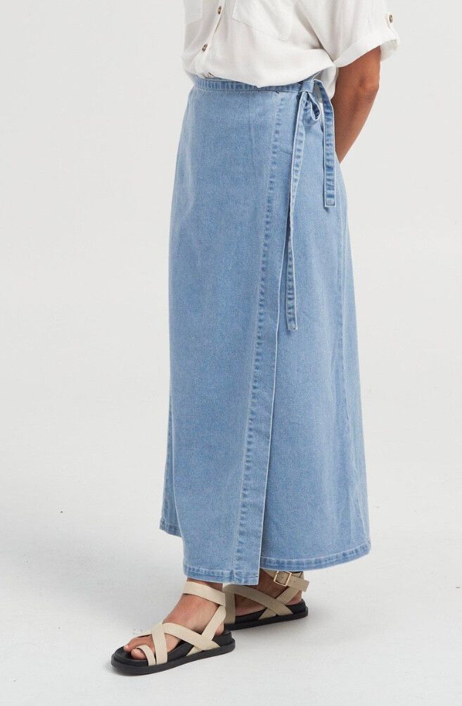 Vero Moda Light Blue Denim Skirt