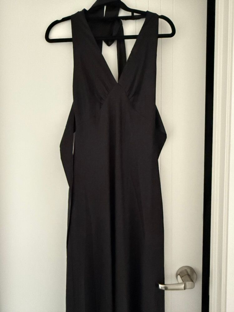 PepperMayo - Peppermayo - Heavy Hearted Satin Maxi Dress - Black on  Designer Wardrobe