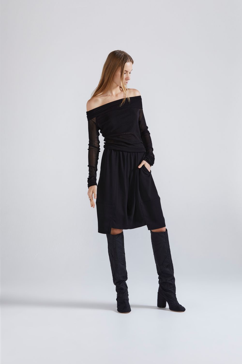 Taylor Mesh Remaid Top