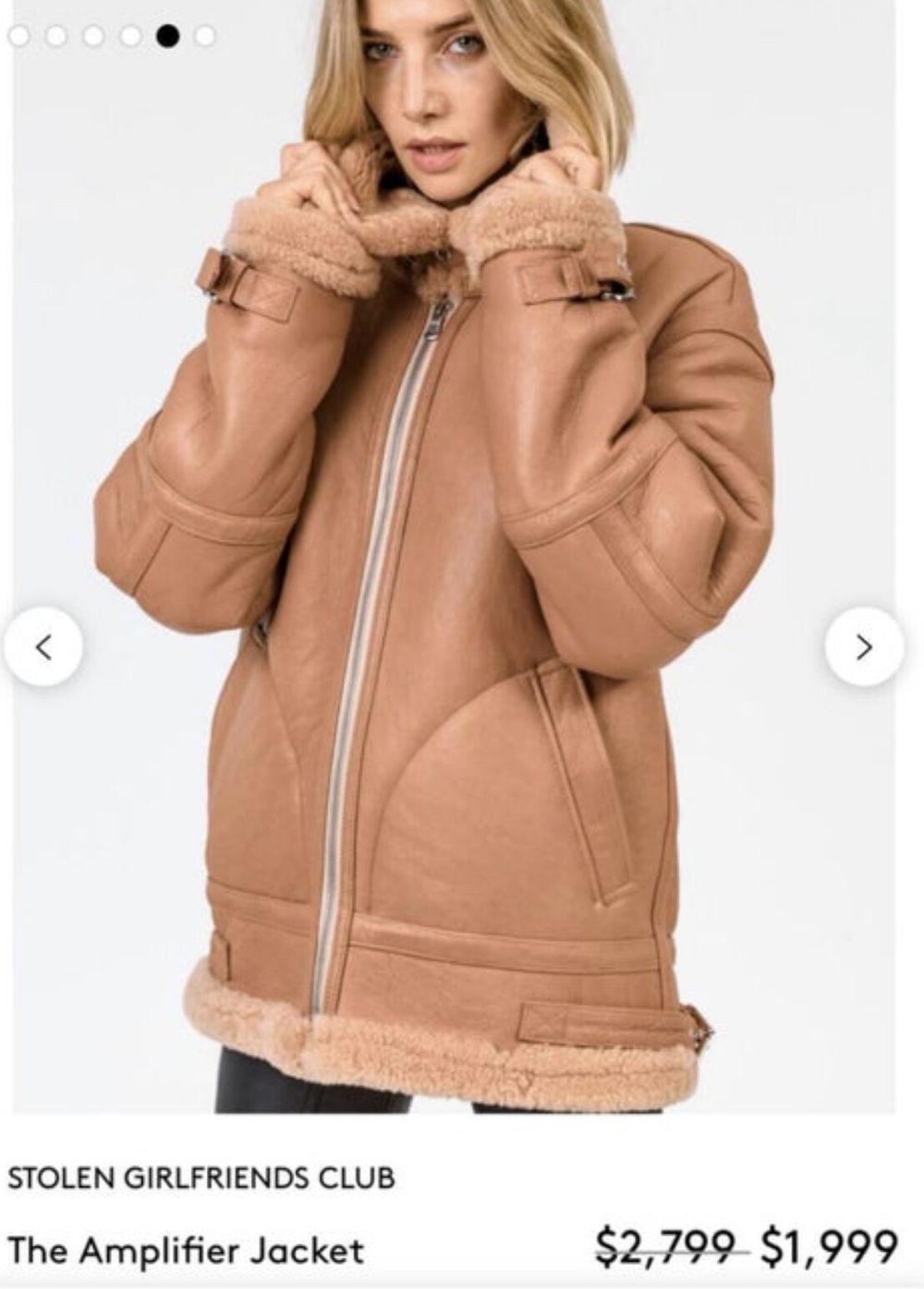 Stolen Girlfriends Club Shearling Jacket