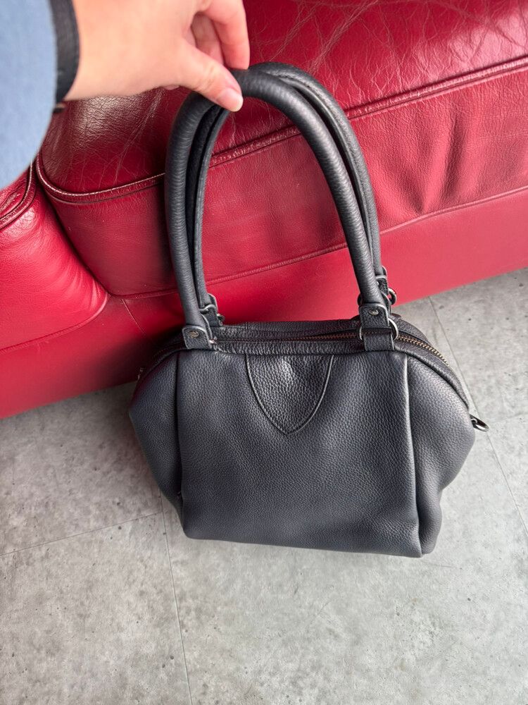 Status Anxiety Black Leather Handbag