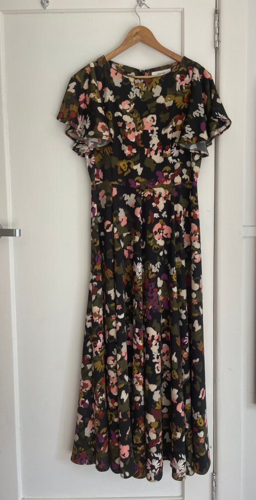 Juliette Hogan Boston Dress Buttercup Floral Crepe Happy Hour