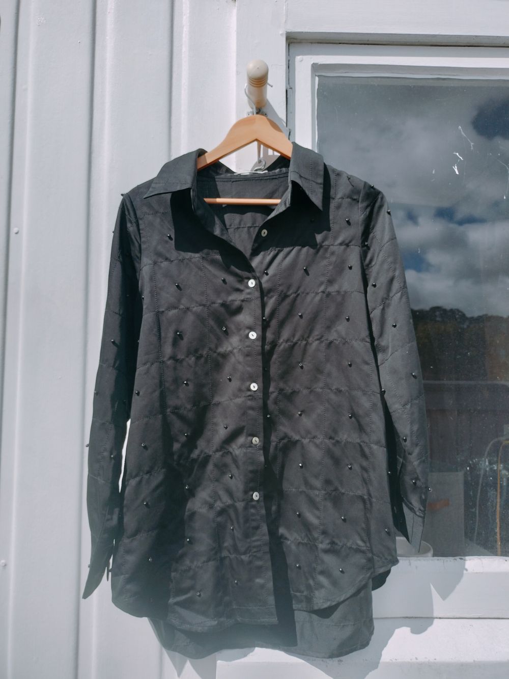 Marle Black Beaded Shirt
