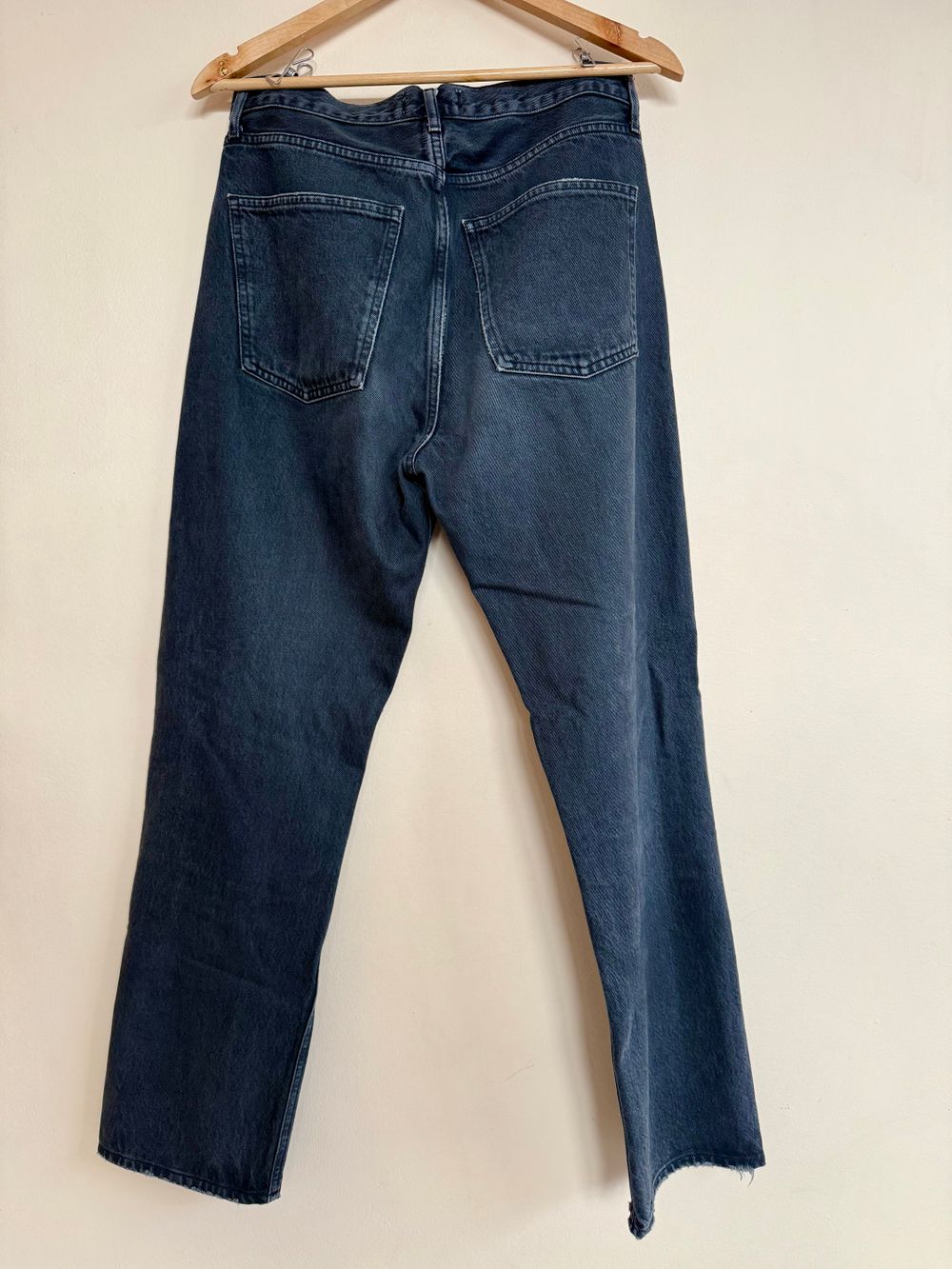 Agolde 90's Pinch Waist Black Jeans