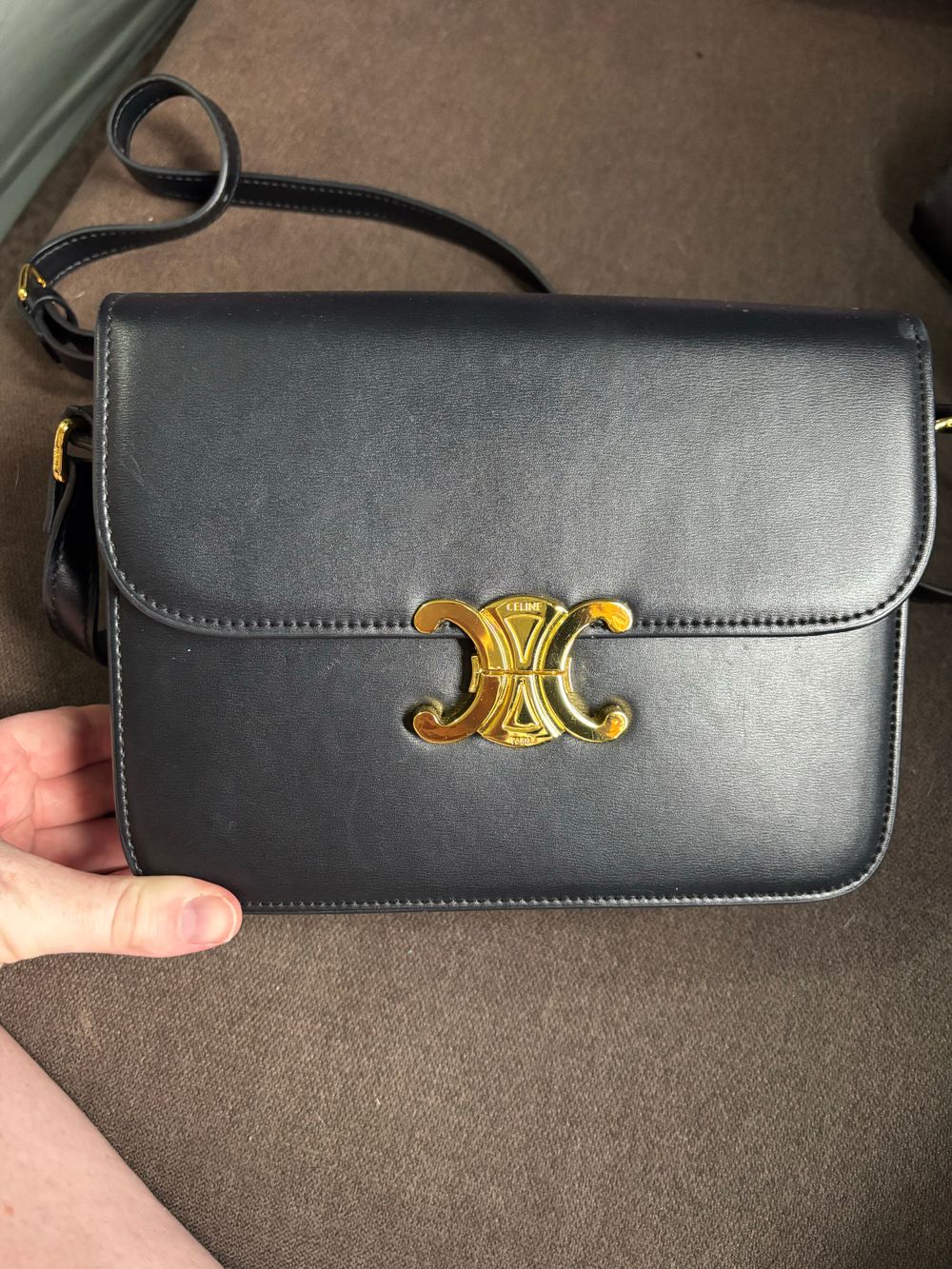 black cross body bag