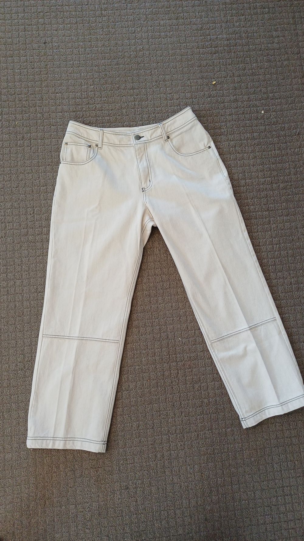 Wynn Hamlin cream pants size 12