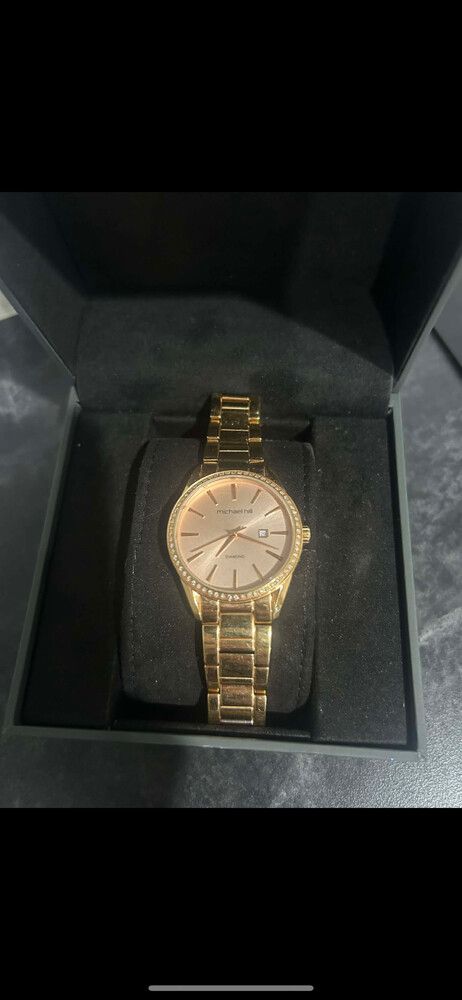 Michael hill rose gold diamond watch