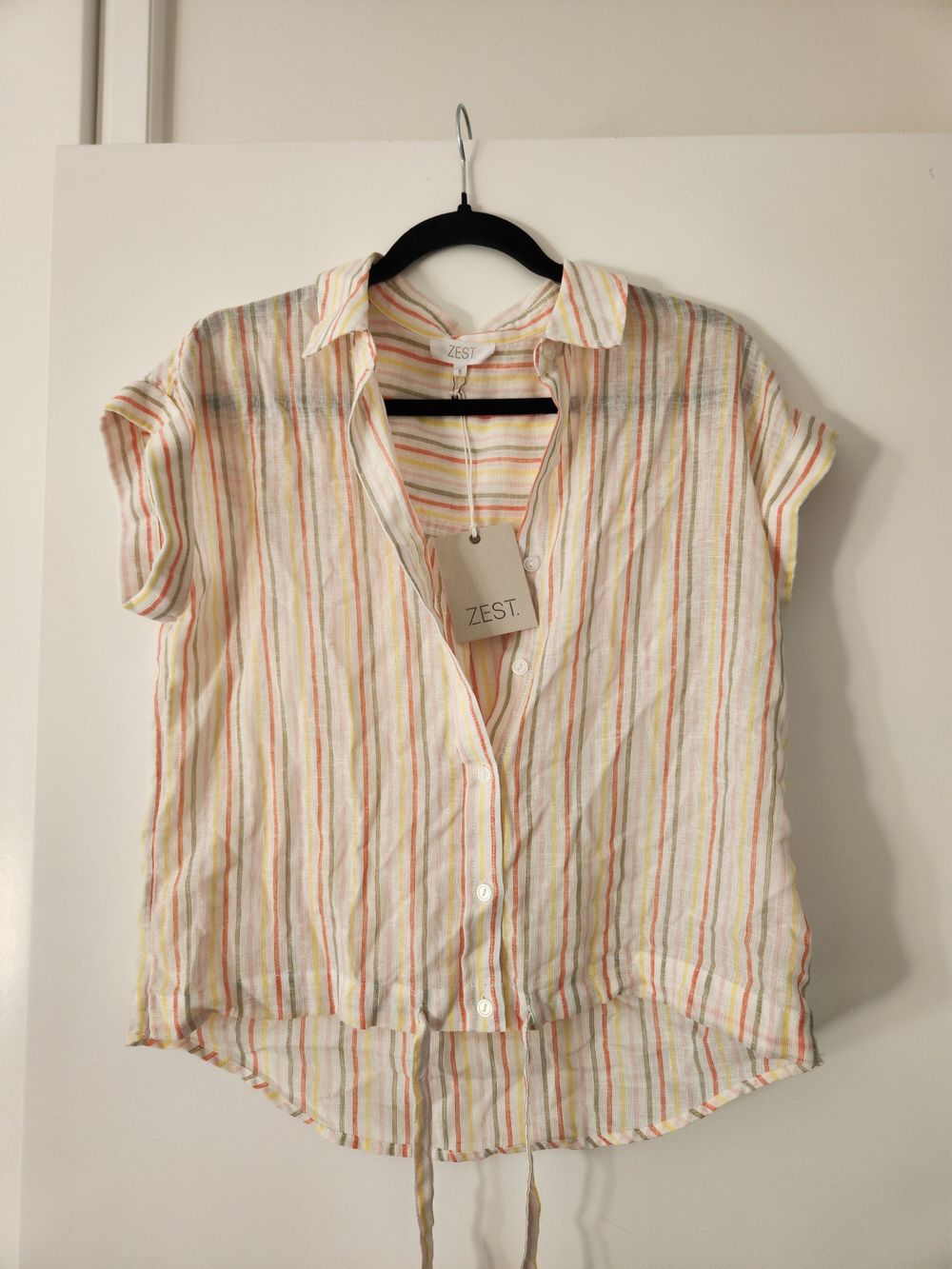Zest Multi Coloured Striped Shirt