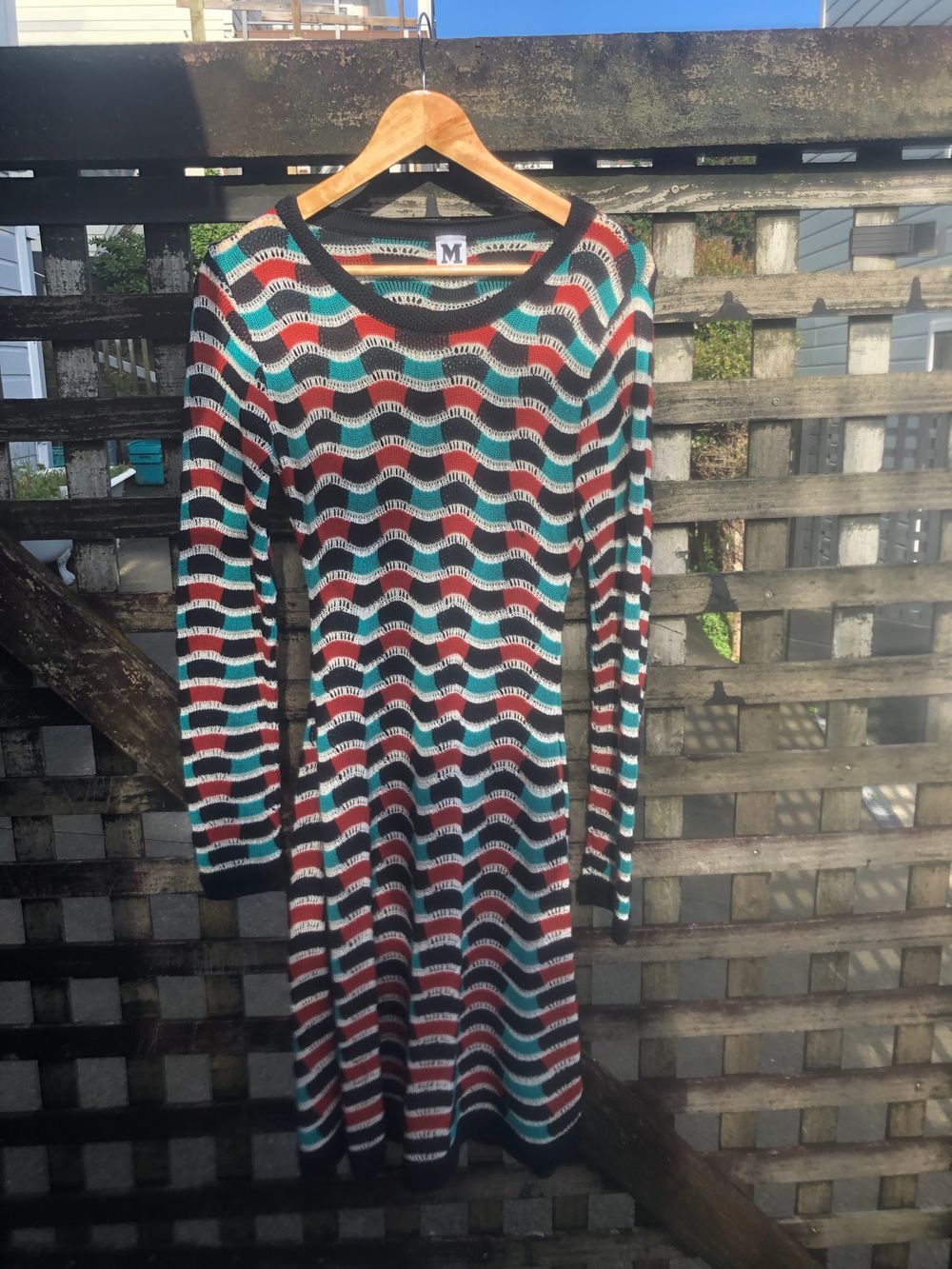 Missoni Knit Pattern Dress - Small