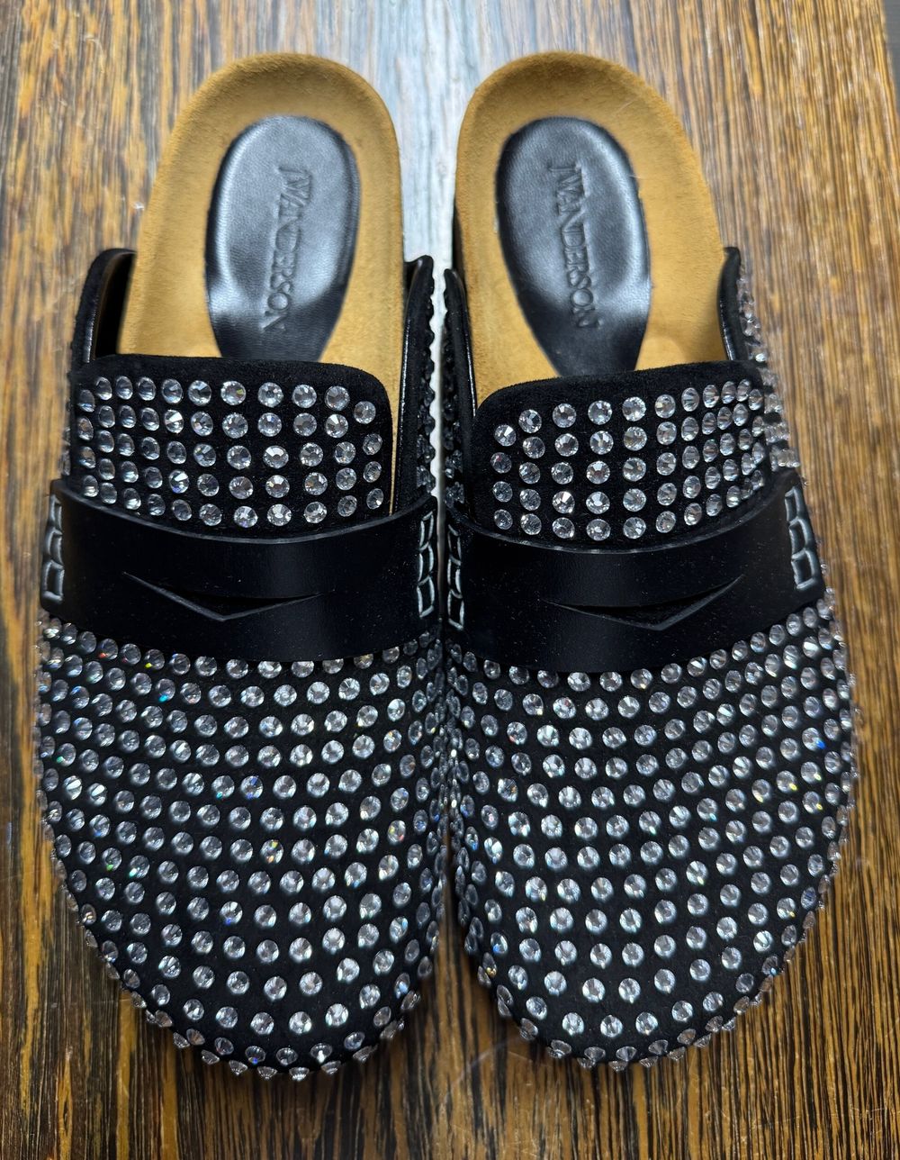 Jw Anderson Black Embellished Clogs