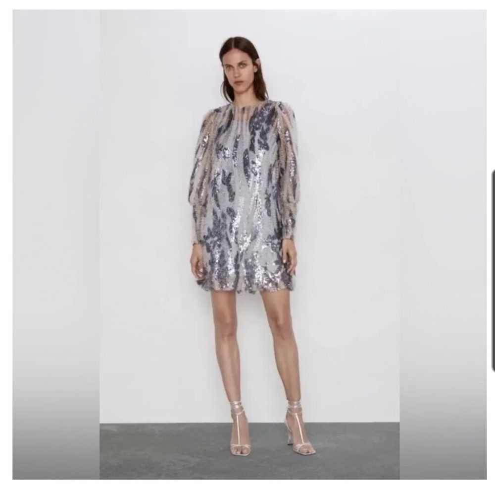 Limited edition Zara sequined dress
