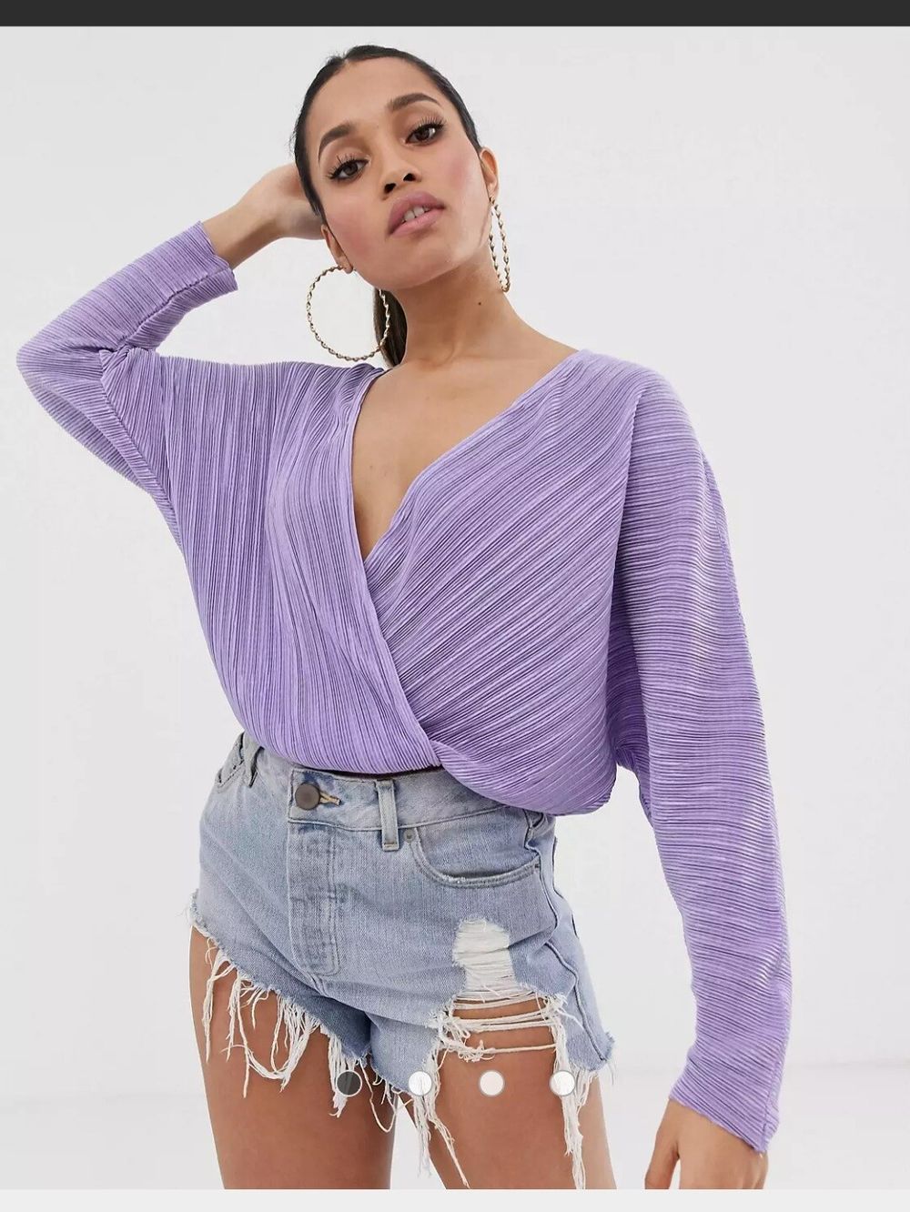 batwing wrap top