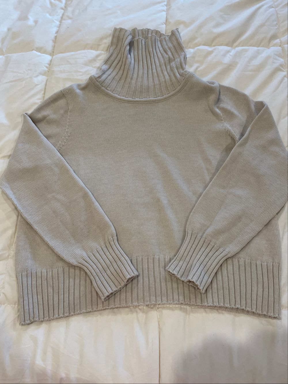Standard Issue Beige Merino Wool Jumper