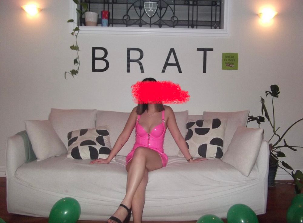 Pink latex mini
