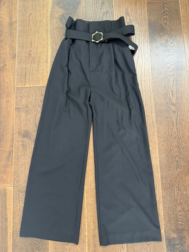 Wynn Hamlyn Black Wide Leg Pants