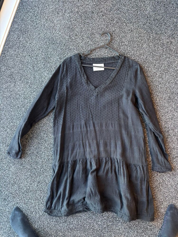 cecilie copenhagen long sleeve dress Cecilie Copenhagen O Neck Long Sleeve Mini Dress