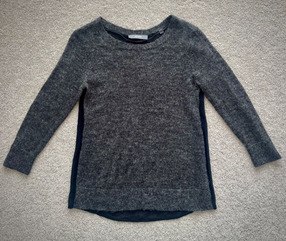 Marcs Grey Black Knit Jumper Size XS