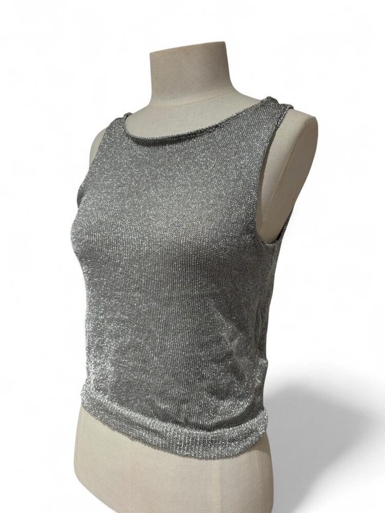 Topshop Silver Top