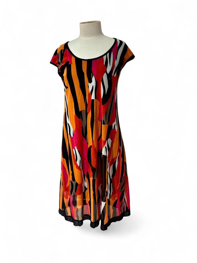 Paula Ryan Printed Dress Size M