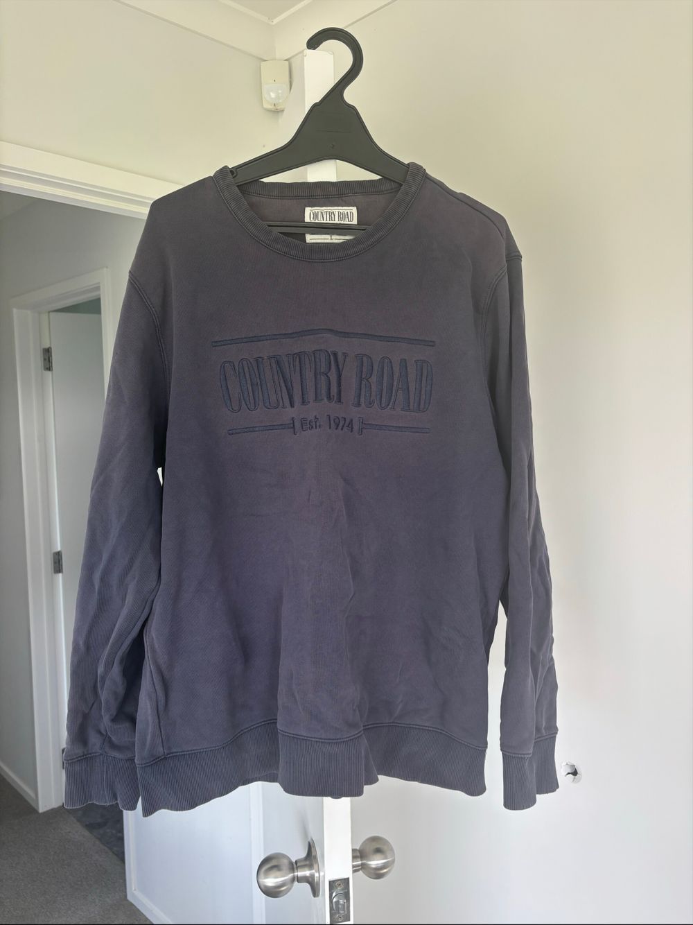 country road navy sweatshirt