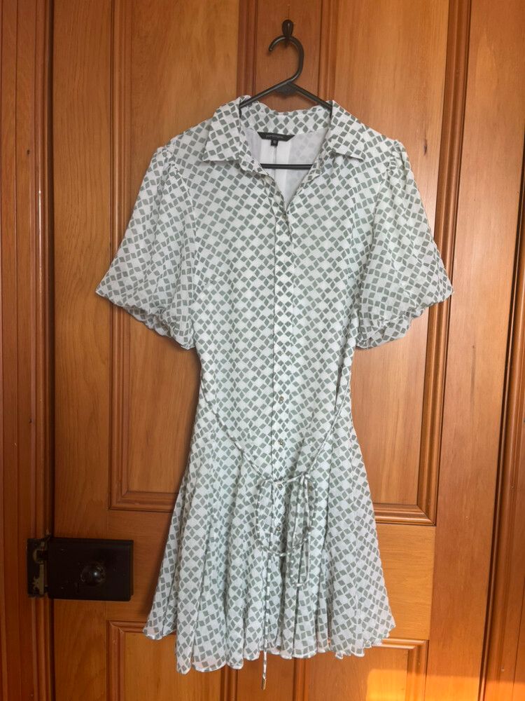 Patterned Mini Dress