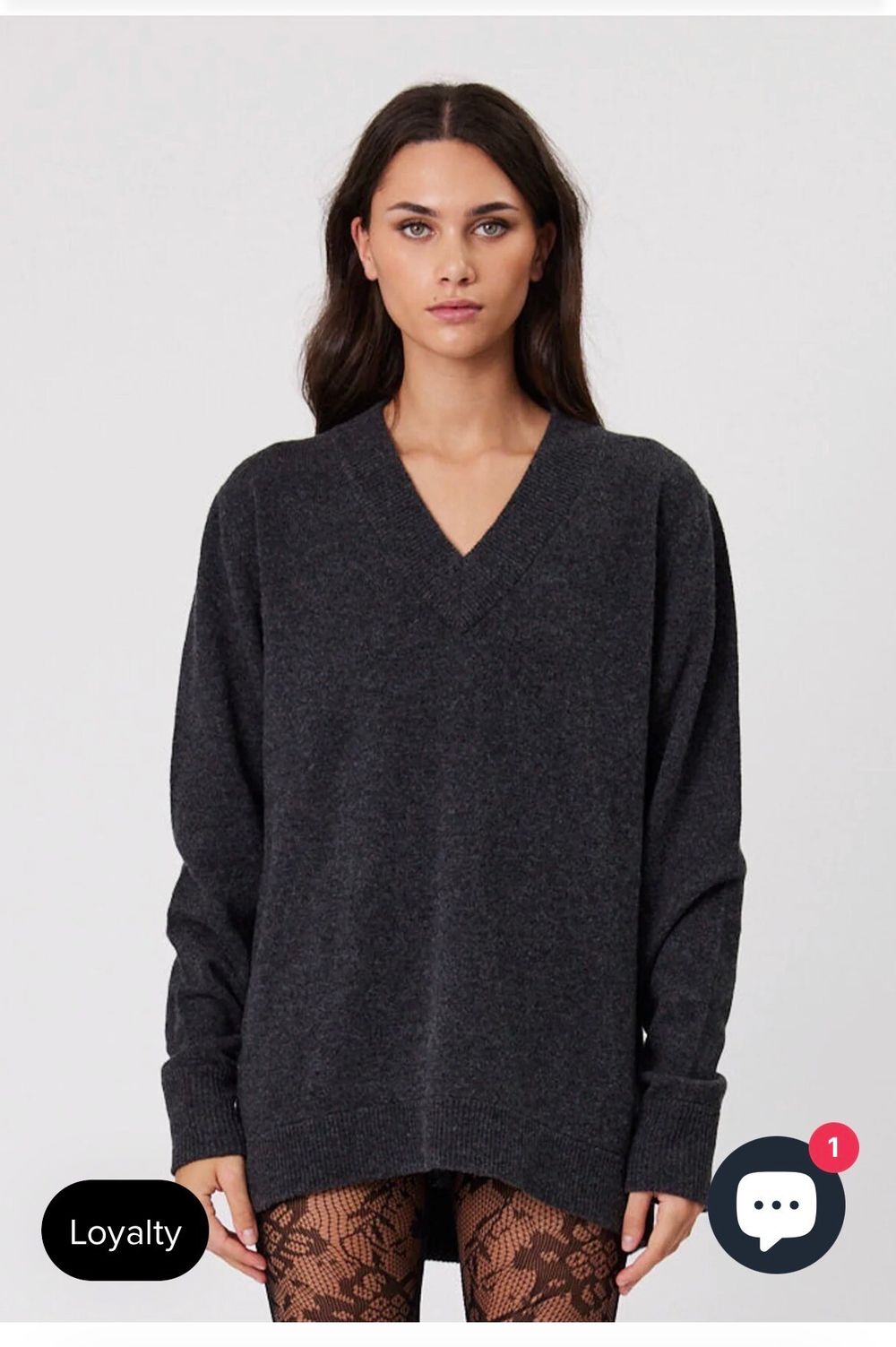 REMAIN ASHLEN KNIT - CHARCOAL