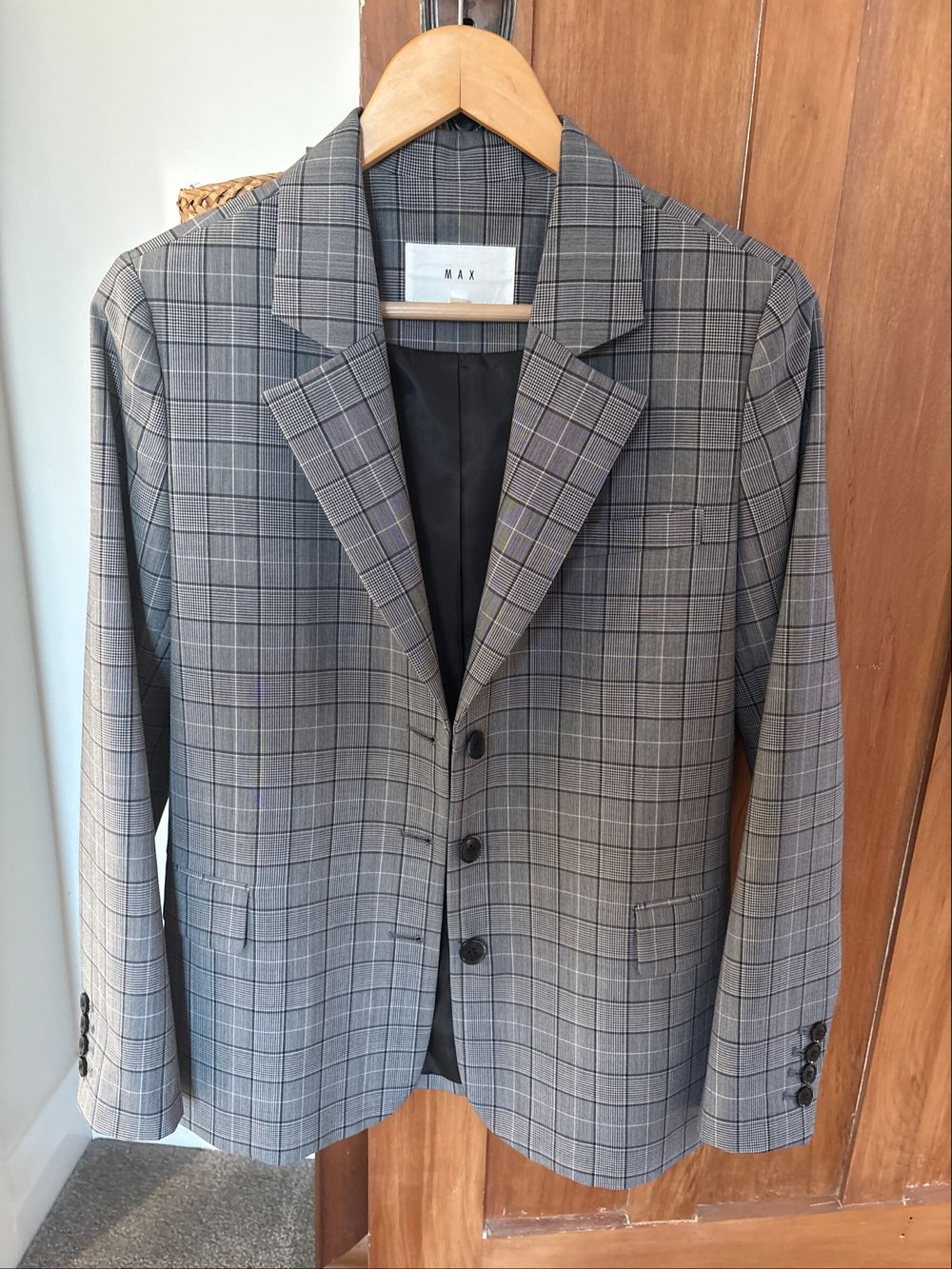 Max plaid blazer