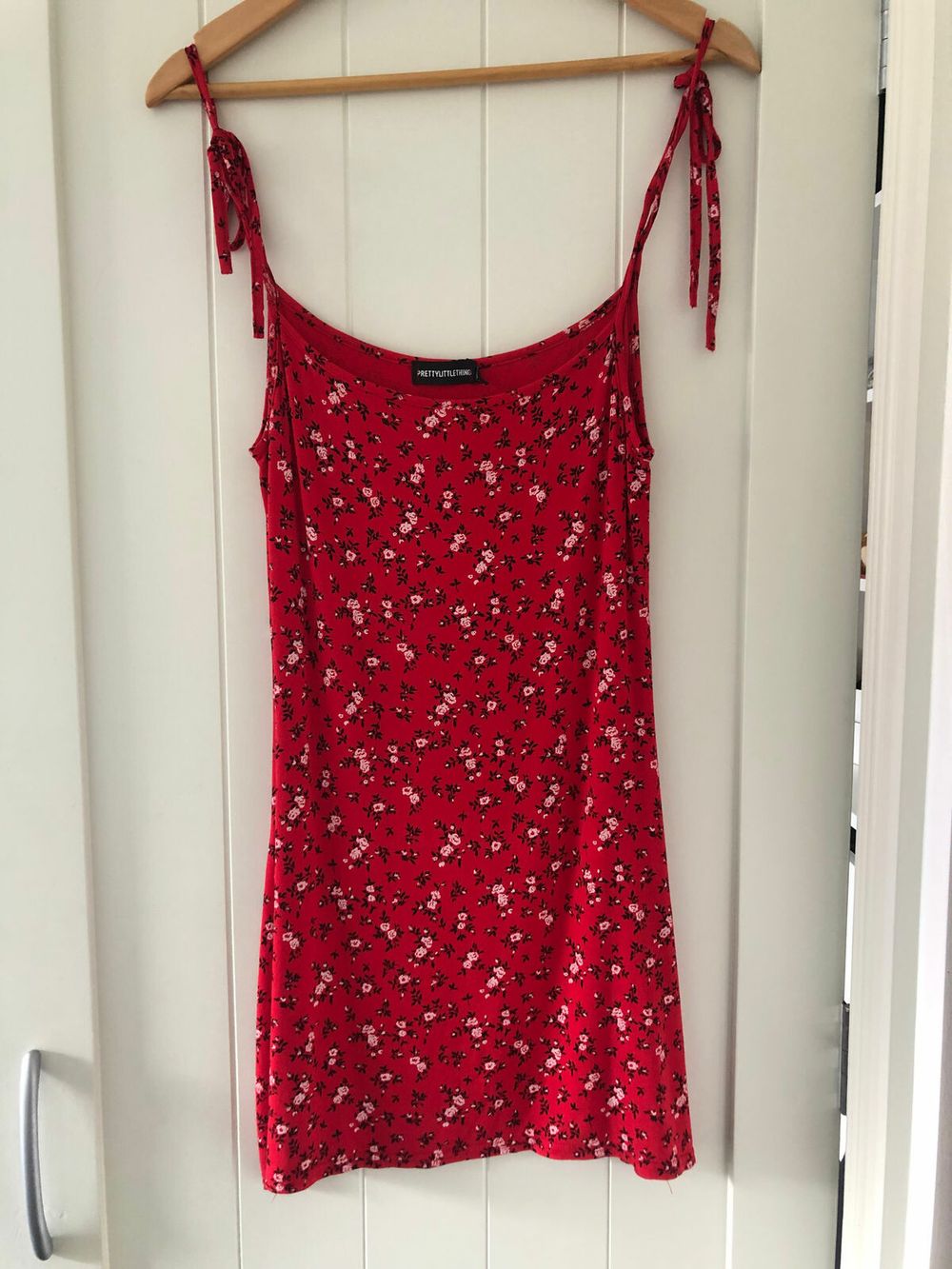 strapless open back dress Bombshell Mini Dress Red Tall main image 1