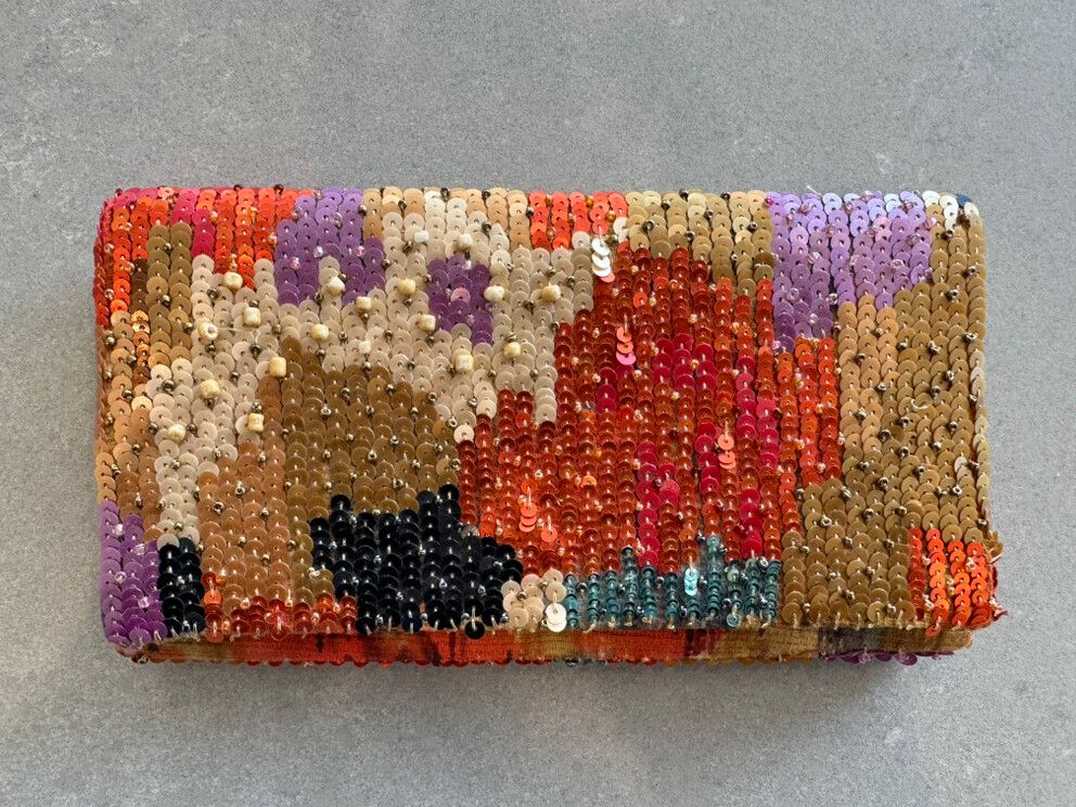 Zara Sequin Clutch