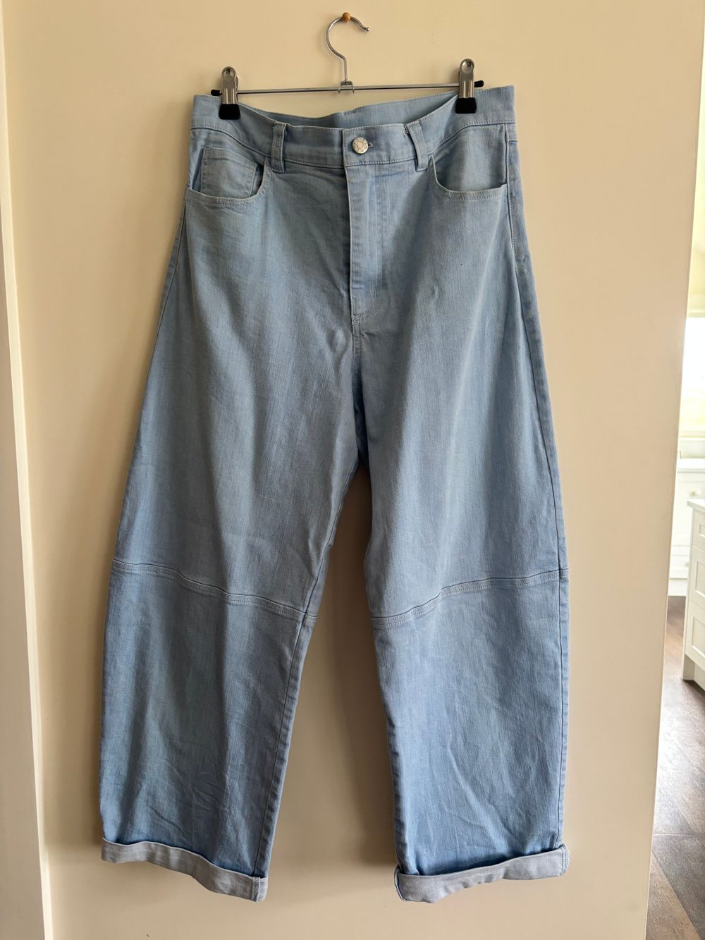 Ricochet Light Blue Wide Leg Jeans
