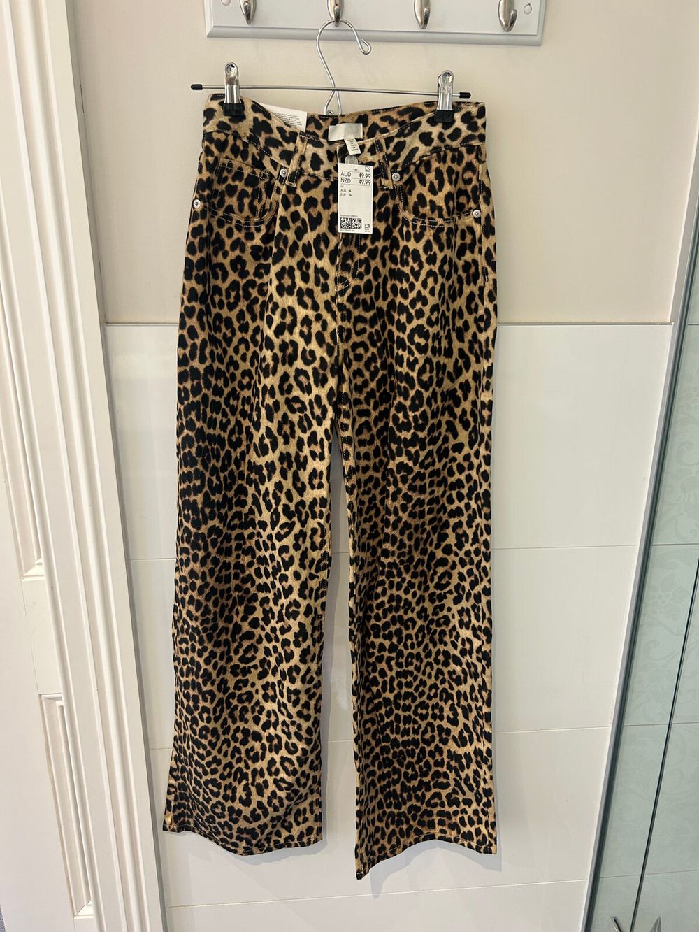 H&M Leopard Print Jeans