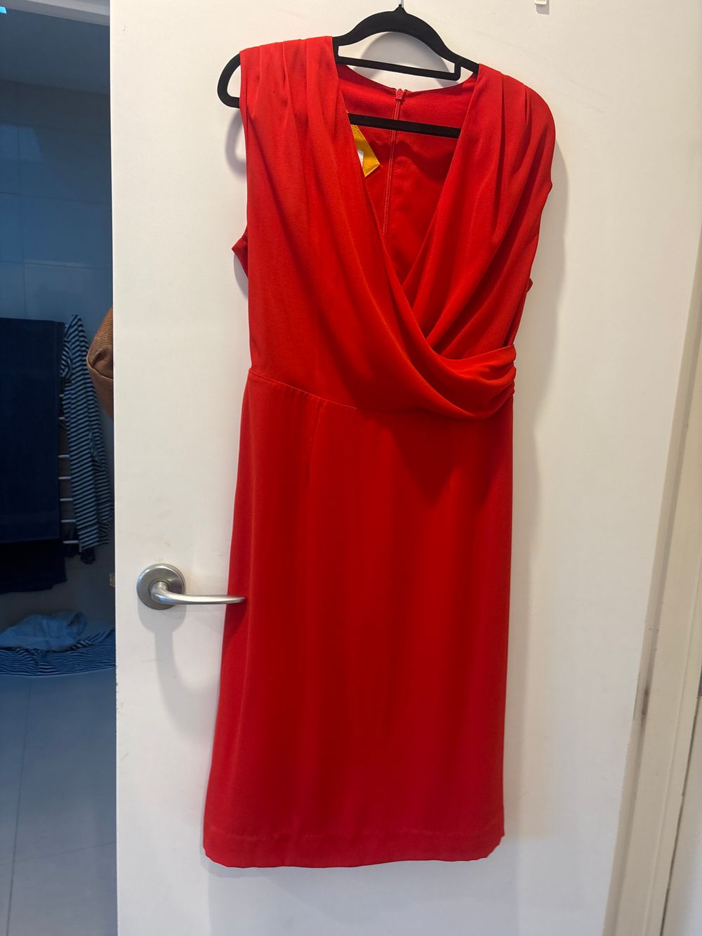 World A/W 2018 red “Helen of Troy” dress